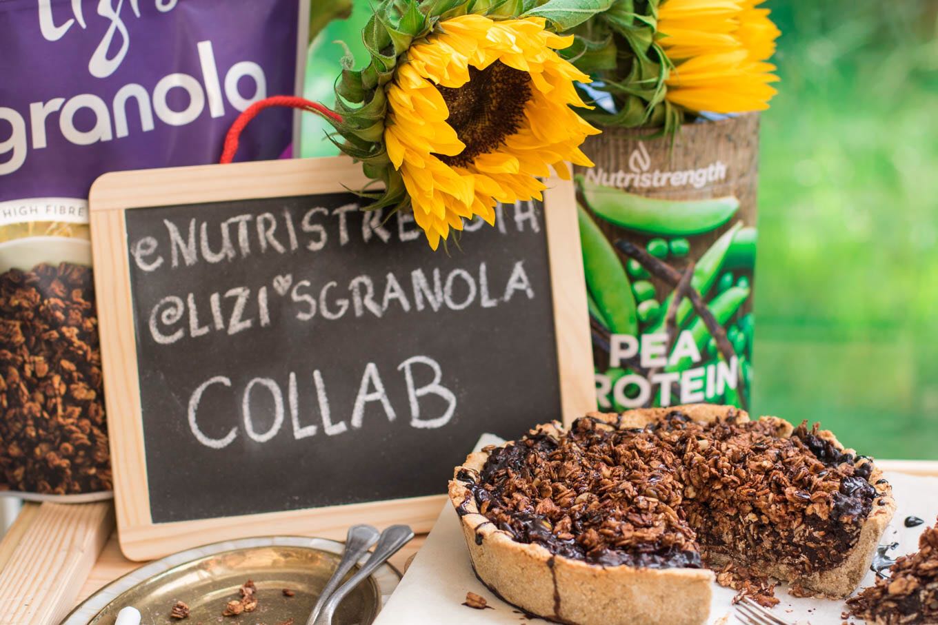 Crunchy Granola Ganache Tart