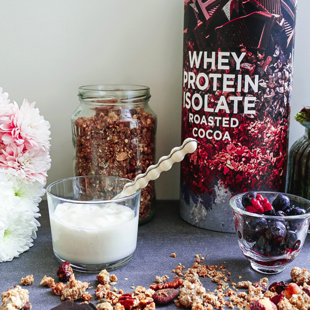 Chocolate Spiced Breakfast Granola