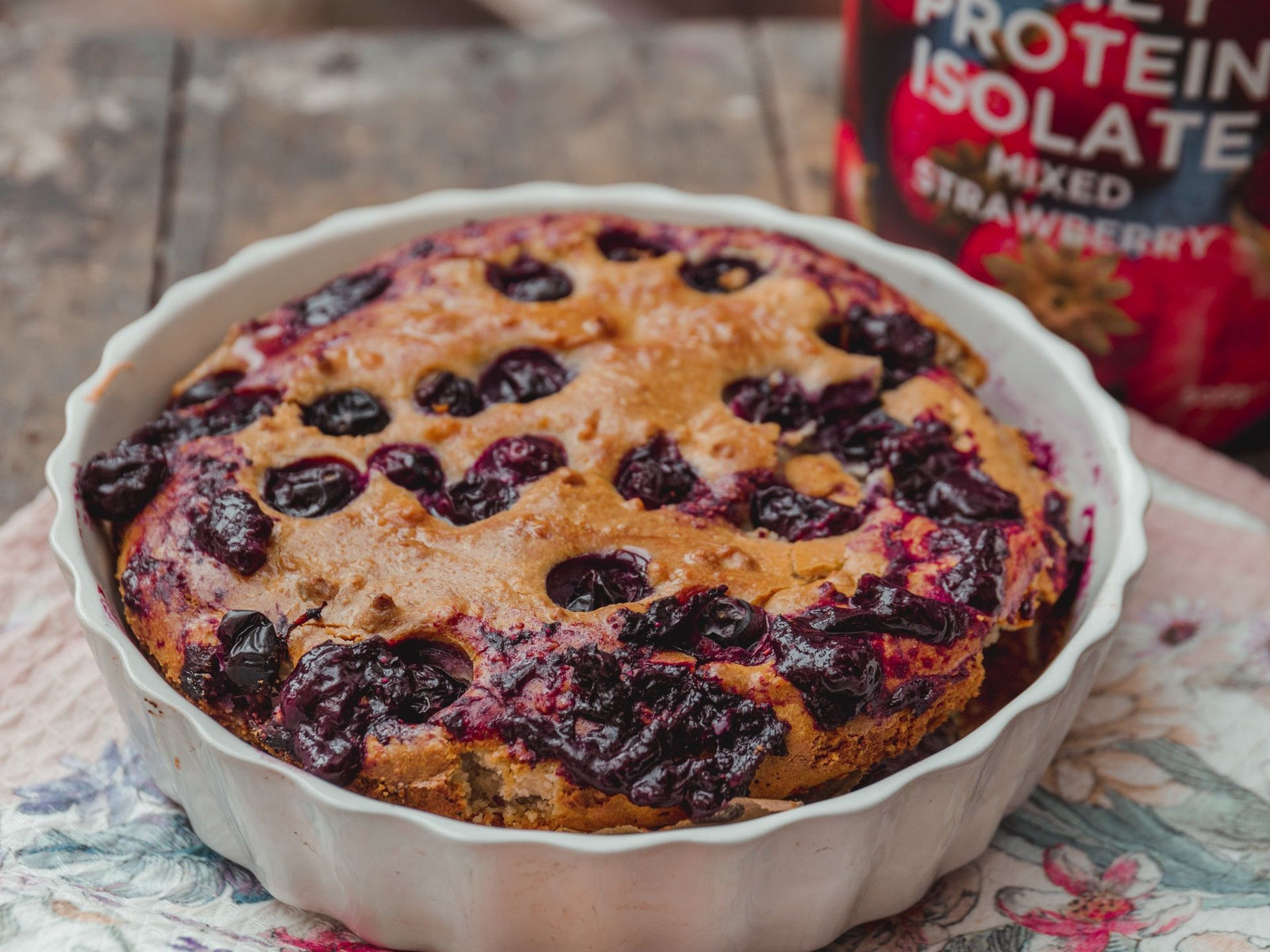 Blueberry Eggless Cake