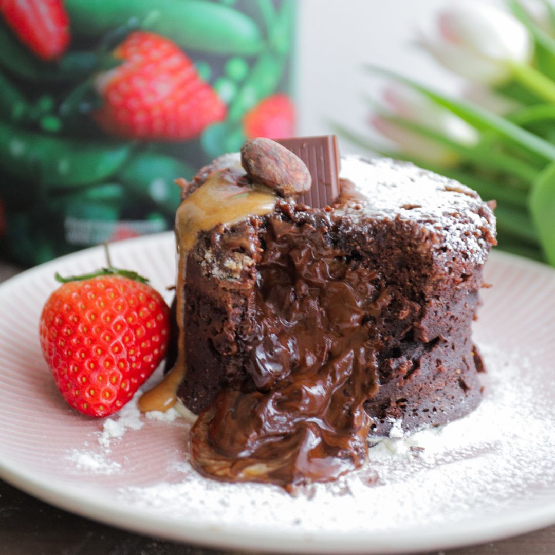 Protein Chocolate Lava Cake