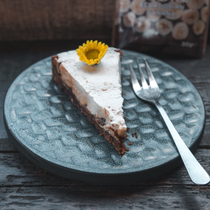raw banoffee pie