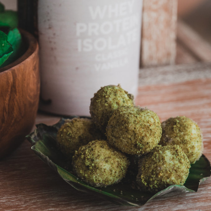 Whey Protein Isolate Classic Vanilla protein balls