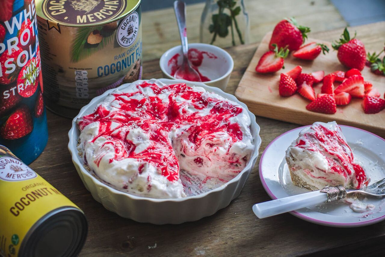 Strawberry Coconut Pie