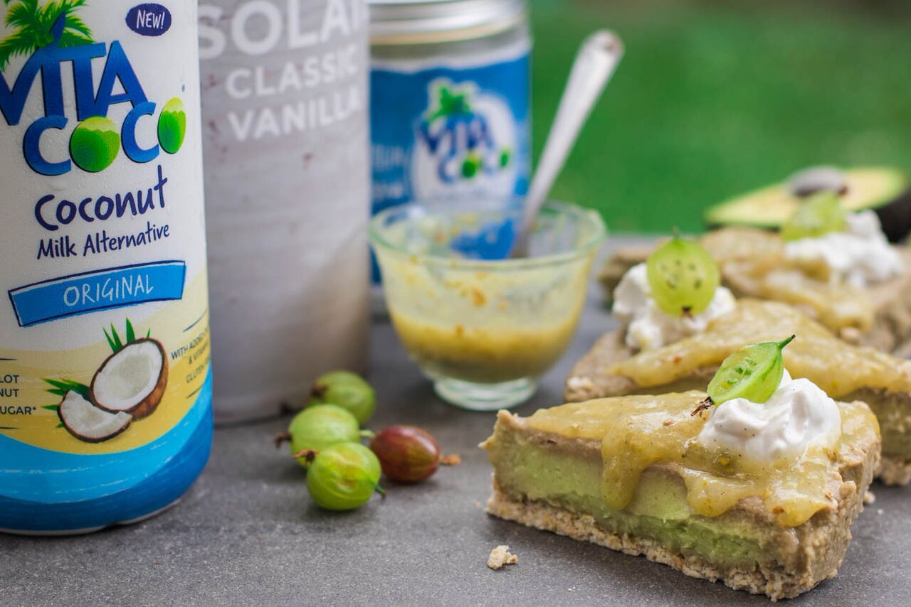 Gooseberry Avocado Cream Cake