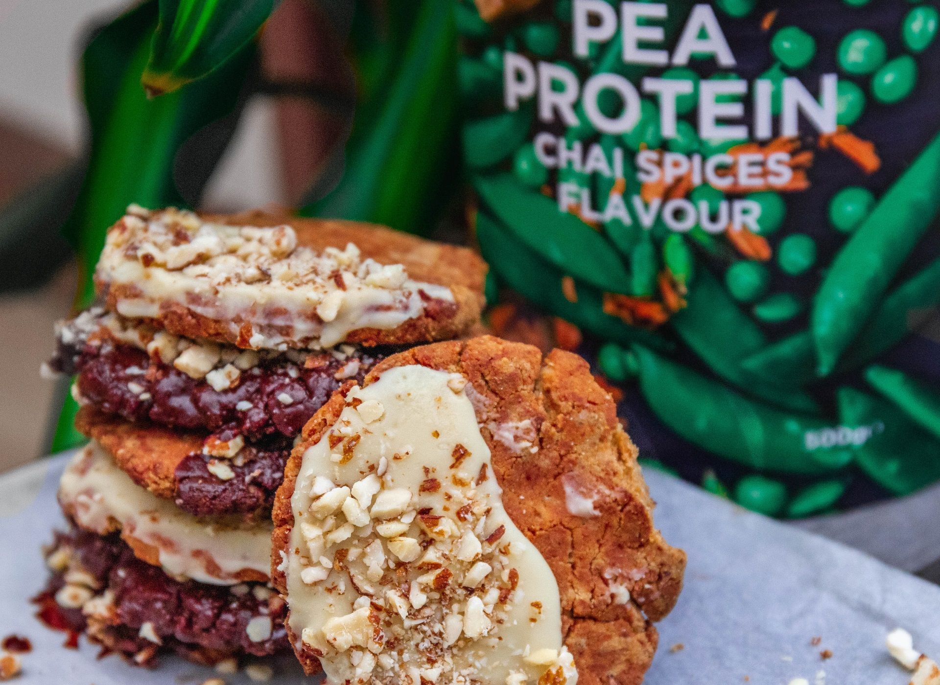 Chai Spices Almond Protein Cookies