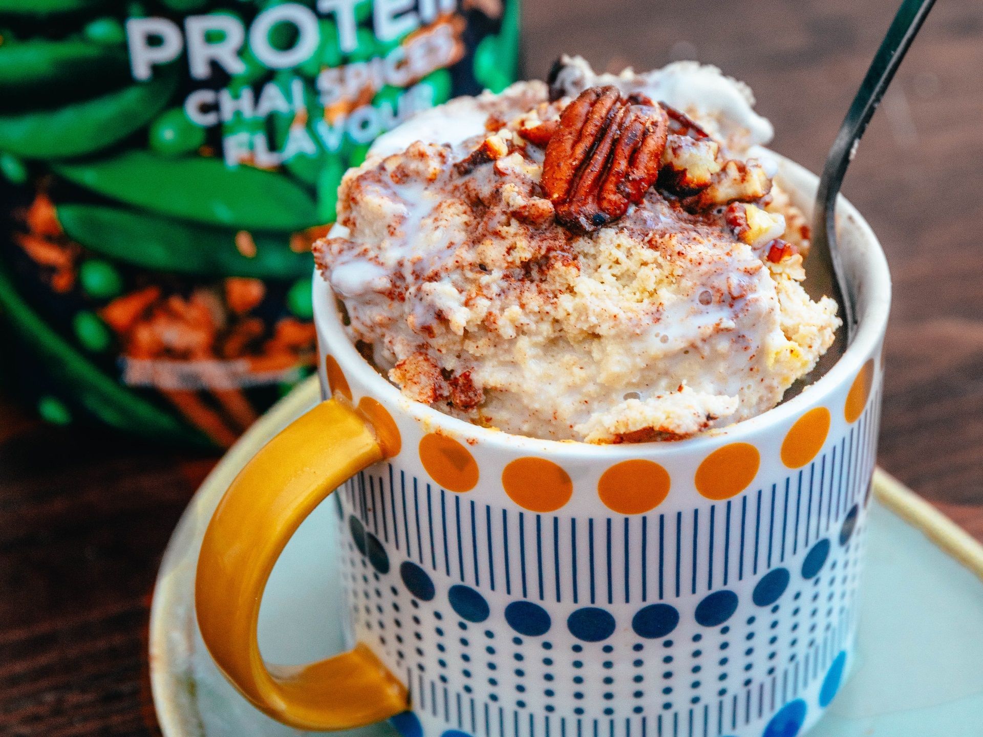 Cinnamon Roll Mug Cake