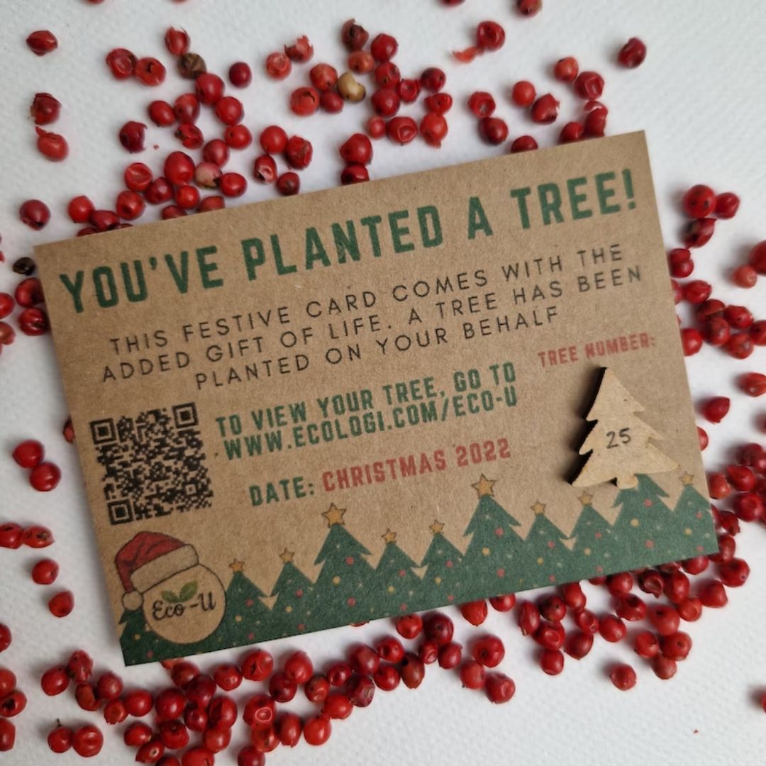 Gift of a tree | Plant a tree card ECO4U
